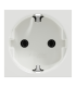 Priza schuko Unica alb 16A, Schneider
