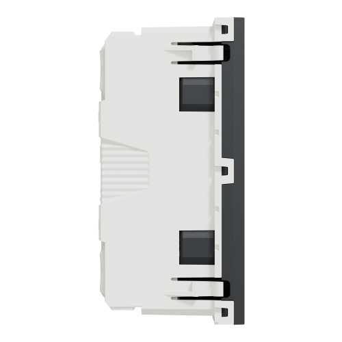 Priza schuko dubla fara surub cu obturatoare Unica alb 16A, Schneider