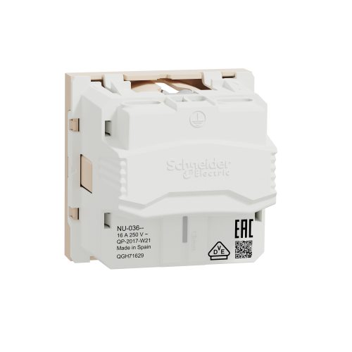 Priza schuko Unica bej 16A, Schneider