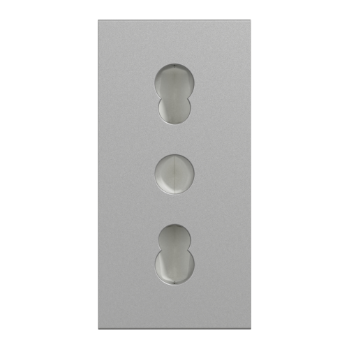 Priza italiana Unica aluminiu 16A, Schneider