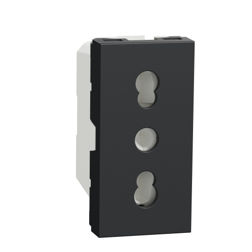 Priza italiana Unica antracit 16A, Schneider