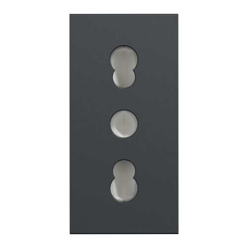 Priza italiana Unica antracit 16A, Schneider