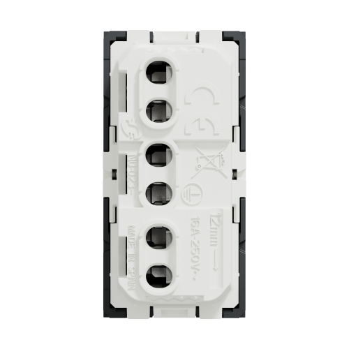 Priza italiana Unica antracit 16A, Schneider