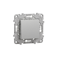 Intrerupator simplu IP44 + suport fixare Unica aluminiu 10A, Schneider