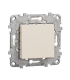 Intrerupator simplu IP44 + suport fixare Unica bej 10AX, Schneider