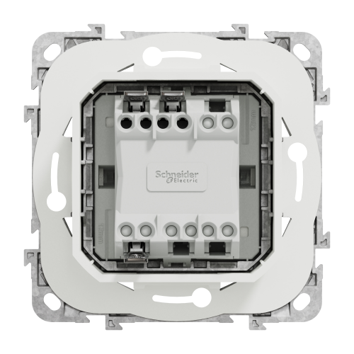 Intrerupator simplu IP44 + suport fixare Unica antracit 10AX, Schneider