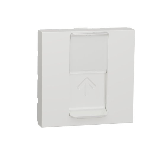 Priza RJ45 Cat 6 UTP Unica 2M alb, Schneider