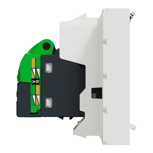 Priza RJ45 Cat 6 FTP Unica 2M alb, Schneider