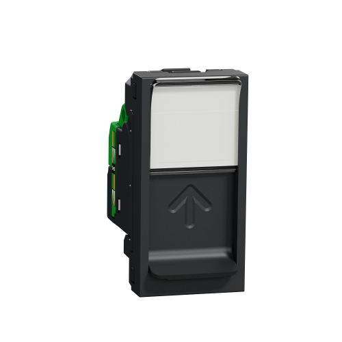 Priza RJ45 Cat 6 FTP Unica 1M antracit, Schneider