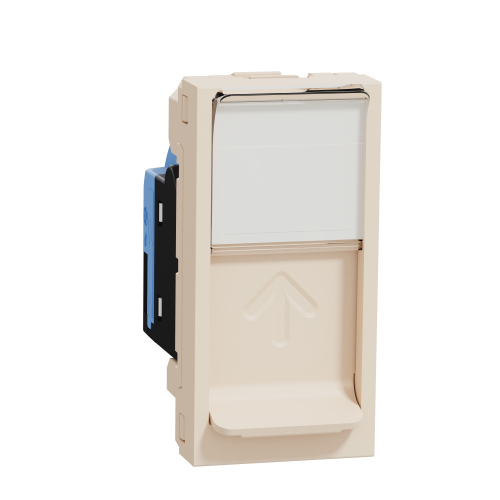 Priza RJ45 Cat 5 UTP Unica 1M bej, Schneider