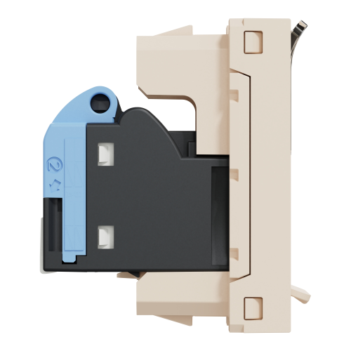 Priza RJ45 Cat 6 UTP Unica 1M bej, Schneider