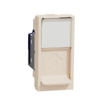 Priza RJ45 Cat 6 FTP Unica 1M bej, Schneider