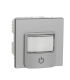 Senzor de miscare cu intrerupator I/O Unica aluminiu 10A, Schneider