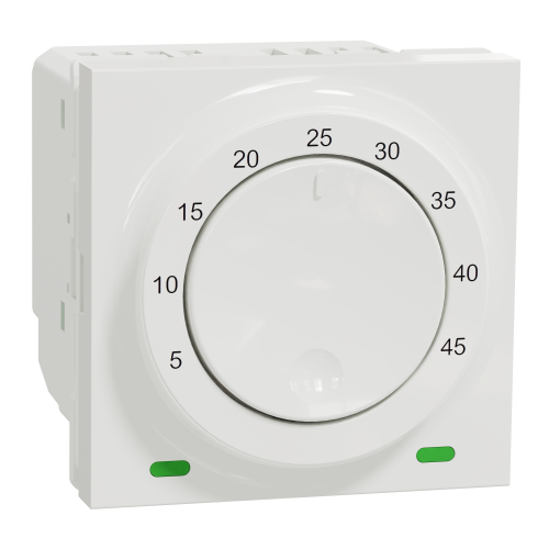 Termostat incalzire in pardoseala Unica alb 10A, Schneider
