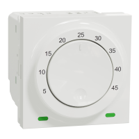 Termostat incalzire in pardoseala Unica alb 10A, Schneider