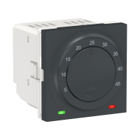 Termostat incalzire in pardoseala Unica antracit 10A, Schneider