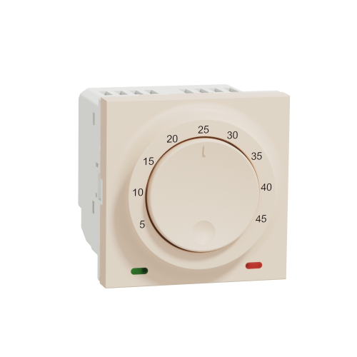 Termostat incalzire in pardoseala Unica bej 10A, Schneider