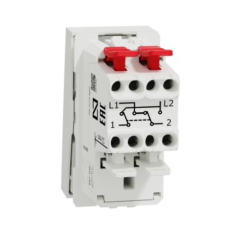 Intrerupator cruce Unica 1M alb 10A, Schneider