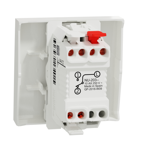 Intrerupator simplu Unica 2M alb 10A, Schneider