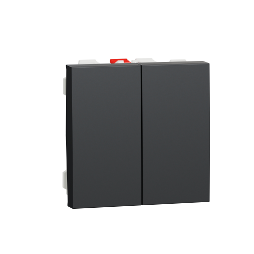 Intrerupator cap scara dublu Unica 2M antracit 10A, Schneider
