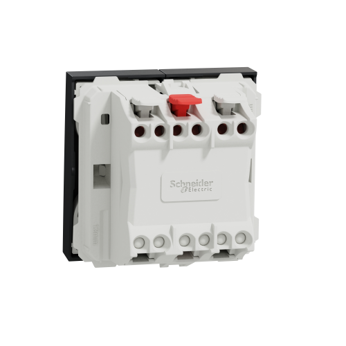 Intrerupator dublu Unica 2M antracit 10A, Schneider