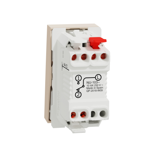 Intrerupator simplu Unica 1M bej 10A, Schneider