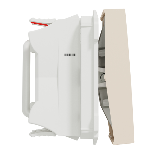 Intrerupator cap scara dublu Unica 2M bej 10A, Schneider