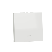 Intrerupator simplu cu surub + led Unica 2M alb 16A, Schneider