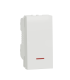 Intrerupator simplu cu surub + led Unica 1M alb 16A, Schneider