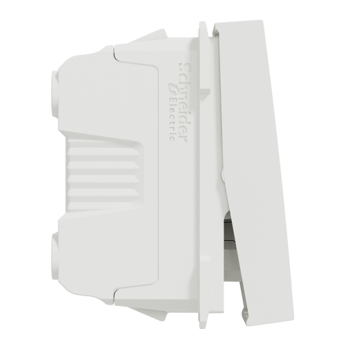 Intrerupator simplu cu surub + led Unica 1M alb 16A, Schneider