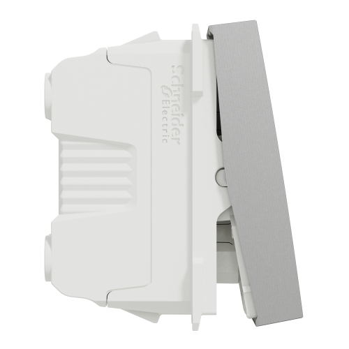 Intrerupator simplu cu surub Unica 1M aluminiu 16A, Schneider