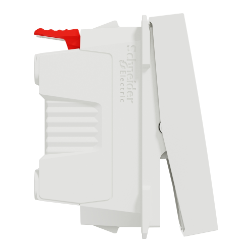 Intrerupator simplu Unica 1M alb antibacterian 10A, Schneider