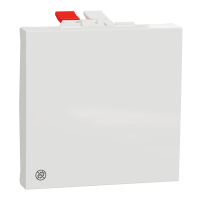 Intrerupator simplu Unica 2M alb antibacterian 10A, Schneider