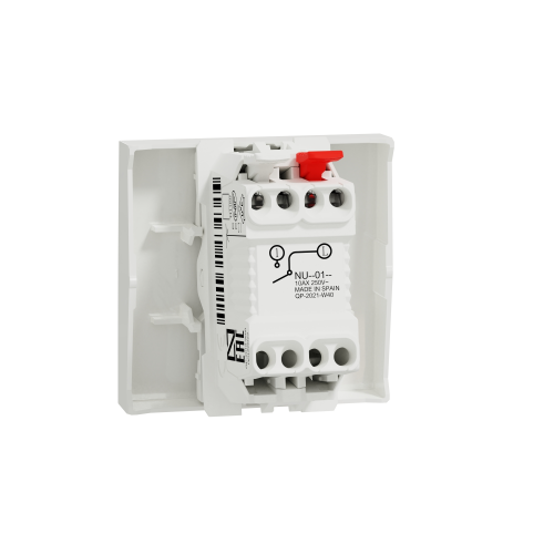 Intrerupator simplu Unica 2M alb antibacterian 10A, Schneider