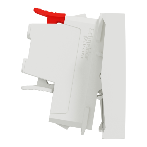 Intrerupator cruce Unica 2M alb antibacterian 10A, Schneider