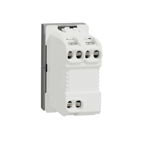 Intrerupator jaluzele Unica 1M aluminiu 10A, Schneider