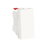 Intrerupator cu revenire Unica 1M alb 10A, Schneider