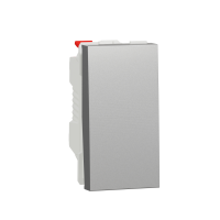 Intrerupator cu revenire Unica 1M aluminiu 10A, Schneider