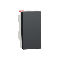 Intrerupator cu revenire Unica 1M antracit 10A, Schneider