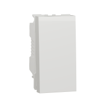 Intrerupator cu revenire NO/NC Unica 1M alb 10A, Schneider