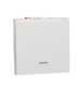 Intrerupator cu revenire cu LED Unica 2M alb antibacterian 10A, Schneider