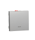 Intrerupator cu revenire cu LED Unica 2M aluminiu 10A, Schneider