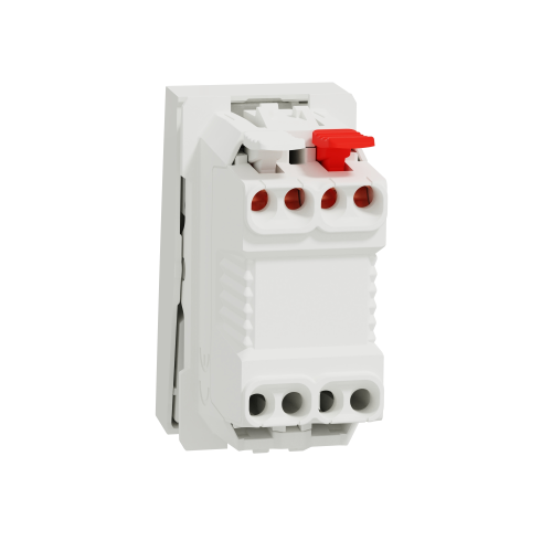 Intrerupator cu revenire simbol sonerie cu LED Unica 1M alb 10A, Schneider