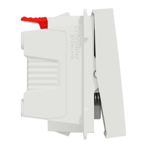 Intrerupator cu revenire simbol sonerie cu LED Unica 1M alb 10A, Schneider