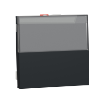 Intrerupator cu revenire NO/NC cu sport eticheta Unica 2M antracit 10A, Schneider