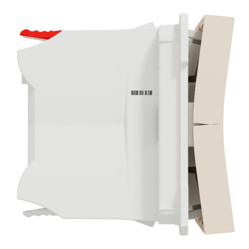 Intrerupator jaluzele Unica 2M bej 6A, Schneider