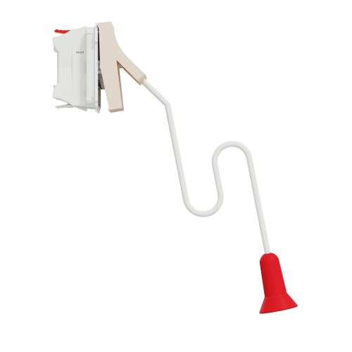 Intrerupator cu cordon Unica 2M bej 10A, Schneider