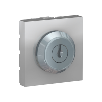 Intrerupator cu revenire cu cheie 3 pozitii Unica 2M aluminiu 16A, Schneider