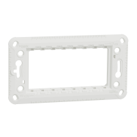 Suport fixare plastic Unica 4M, Schneider