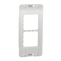 Suport fixare plastic vertical Unica 2P 4M, Schneider